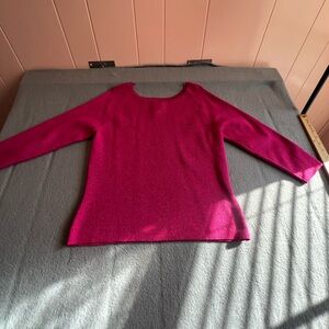 Worthington Fuchsia Sparkle Knit Top